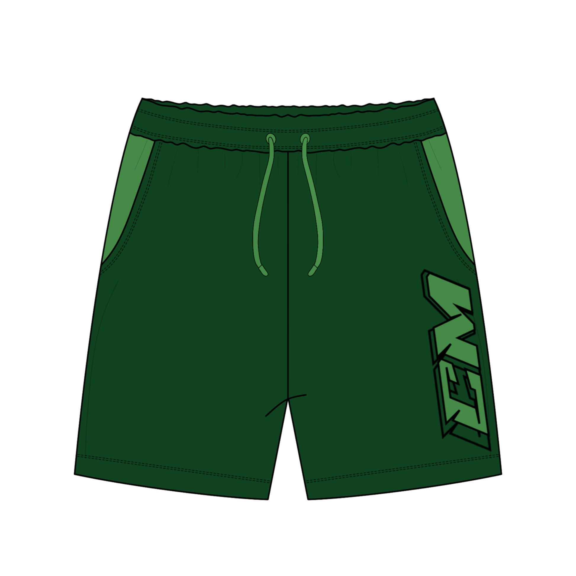 Men’s shorts mock-up 