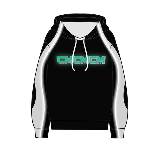 Fitted hoodie clothing mockup