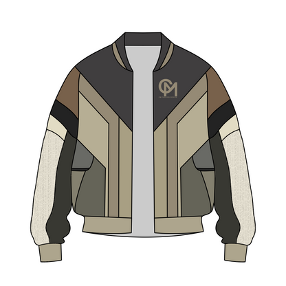 Jacket clothing design mock-up 