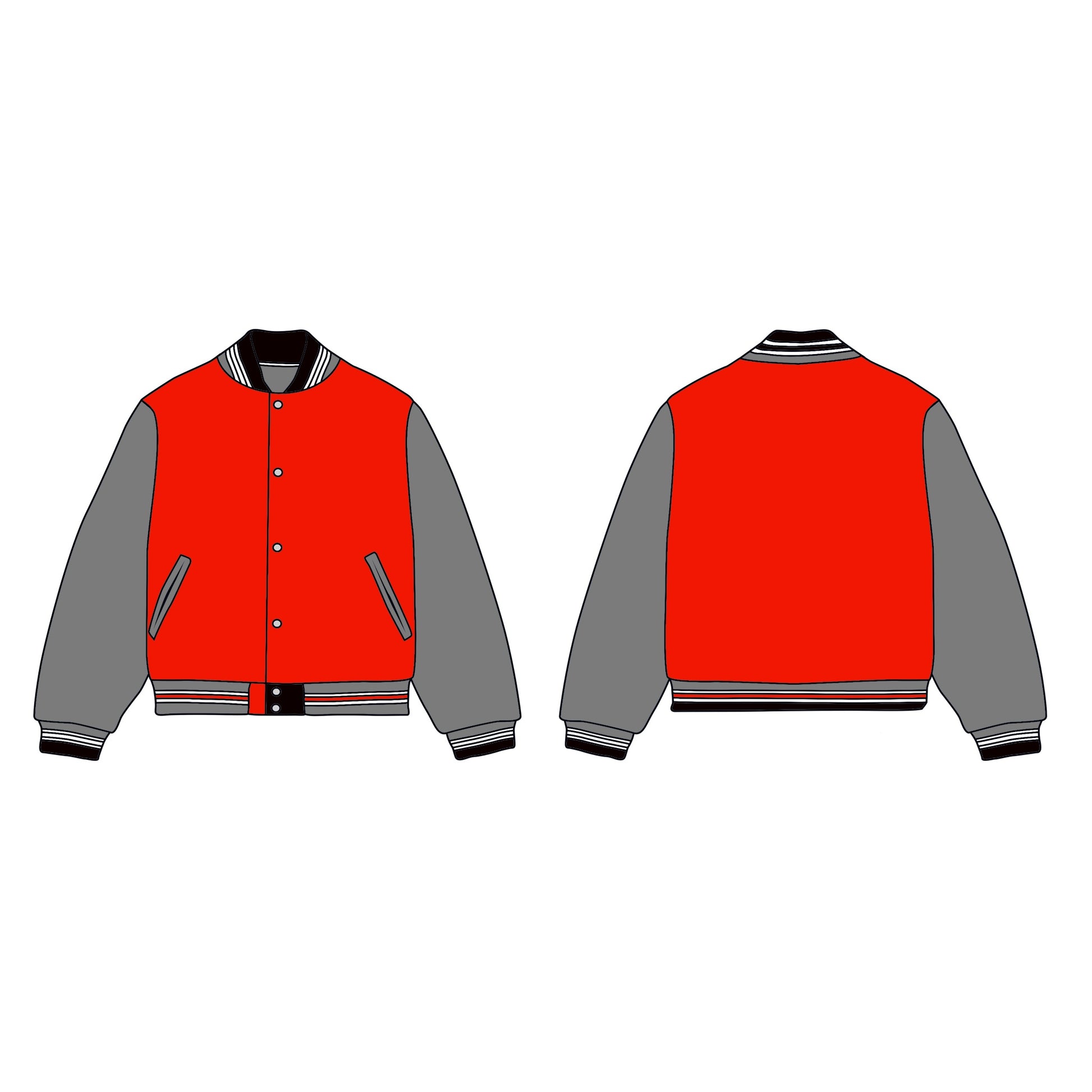 Men's Varsity Jacket Mockup – CM Fashion Design