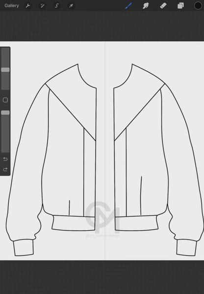 Jacket mock-up design video 